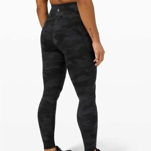 Lululemon black camouflage leggings size 12